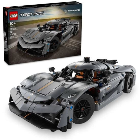 Klocki Technic 42173 Szary hipersamochód Koenigsegg Jesko Absolut