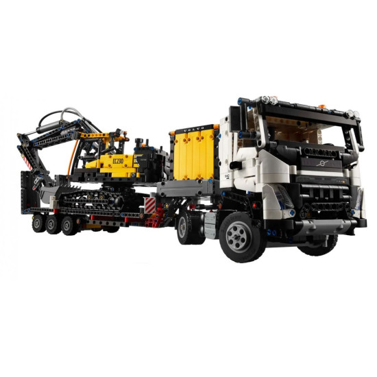 Klocki Technic 42175 Ciężarowka Volvo FMX i koparka EC230 Electric