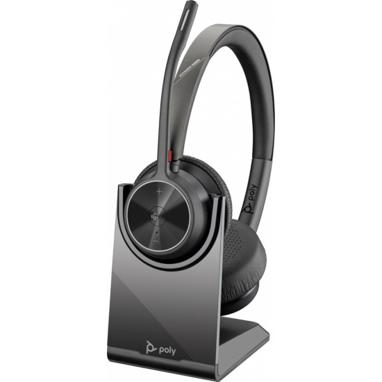 Słuchawki Voyager 4320 Certyfikat MS + adapter BT700 + stacja ładująca77Z00AA