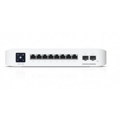 Przełącznik UniFi  8 PoE USW-PRO-8-POE, 6 portów 1 GbE PoE+,              2 porty 1 GbE PoE++, 2 porty 10G SFP+, 120W 