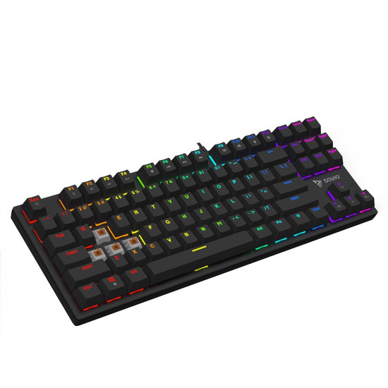 Klawiatura mechaniczna RGB Tempest X2 Outemu Brown 