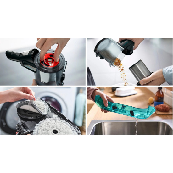 Odkurzacz pionowy Unlimited 7 ProHygienic Aqua BCS71HYG1