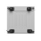 Szafa stojąca rack 19' 15U 600X600 szara LCD flack pack 