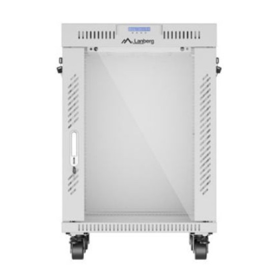 Szafa stojąca rack 19' 15U 600X600 szara LCD flack pack 