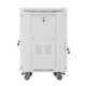 Szafa stojąca rack 19' 15U 600X600 szara LCD flack pack 