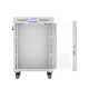 Szafa stojąca rack 19' 15U 600X600 szara LCD flack pack 