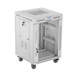 Szafa stojąca rack 19' 15U 600X600 szara LCD flack pack 