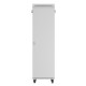 Szafa stojąca rack 19' 42U 600x800 szara drzwi szklane flack pack 