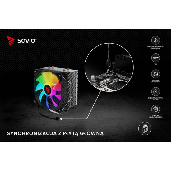 Chłodzenie procesora CPU Vortex X2 ARGB