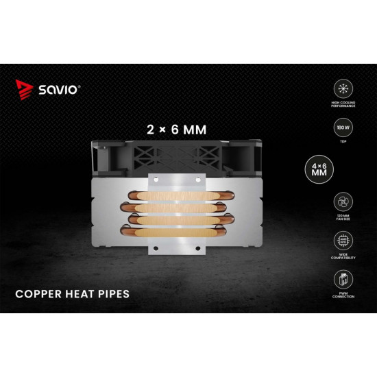 Chłodzenie procesora CPU Vortex X2 ARGB