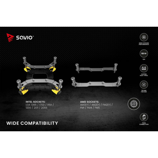 Chłodzenie procesora CPU Vortex X2 ARGB