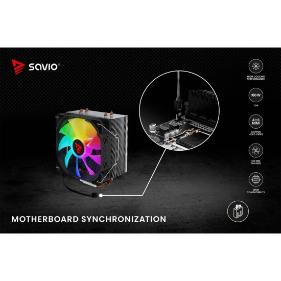 Chłodzenie procesora CPU Vortex X2 ARGB