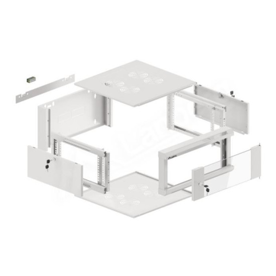 Szafa instalacyjna rack wisząca 19