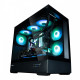 Obudowa P30 V2 MicroATX Mini Tower 3 FansRGB BL 