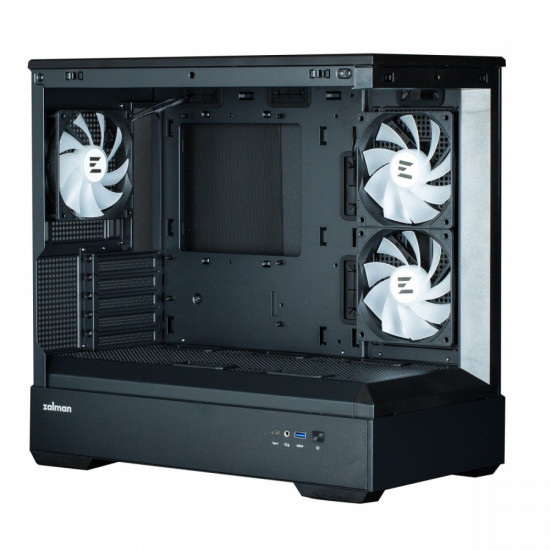 Obudowa P30 V2 MicroATX Mini Tower 3 FansRGB BL 