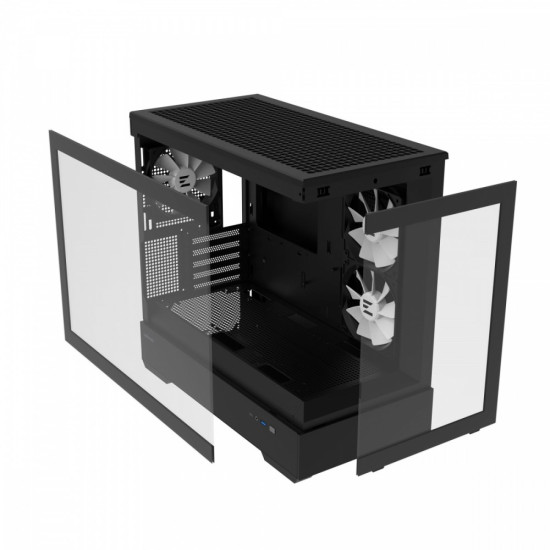 Obudowa P30 V2 MicroATX Mini Tower 3 FansRGB BL 
