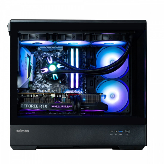 Obudowa P30 V2 MicroATX Mini Tower 3 FansRGB BL 