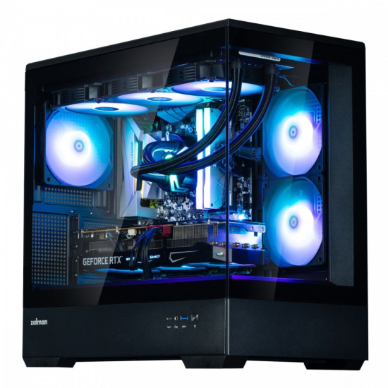 Obudowa P30 V2 MicroATX Mini Tower 3 FansRGB BL 