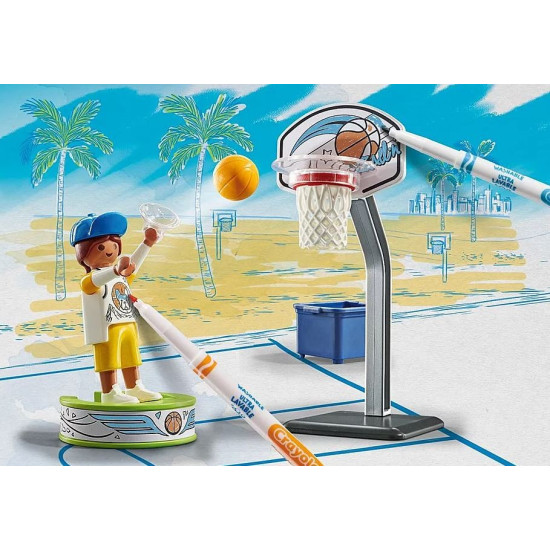 Zestaw z figurkami Color 71516 Skater z piłką do koszykówki