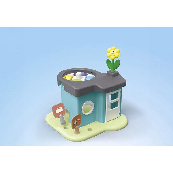Zestaw z figurkami Junior 71690 Hotel dla zwierząt z dozownikiem pokarmu