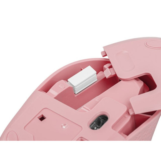 Mysz bezprzewodowa Stork 1600 DPI Różowa 