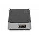 HUB/Koncentrator 4-portowy USB 2.0 HighSpeed, aktywny, czarno-srebrny
