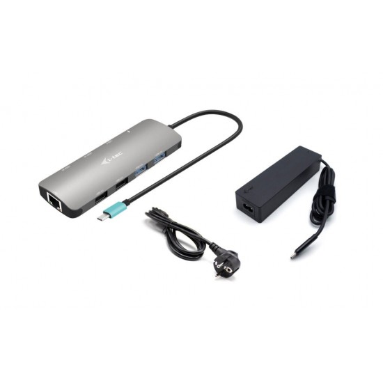 Stacja dokująca USB-C Metal Nano 2x Display Docking Station Power Delivery100W + Charger 100W Stacja dokująca USB-C Metal Nano 2x Display Docking Station Power Delivery100W + Charger 100W