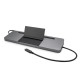 Stacja dokująca USB-C Metal Ergonomic 4K 3x Display Docking Station Power Delivery 85 W + i-tec Universal Charger 100 W 
