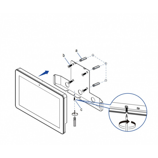 Monitor 10 cali TW1025ALASC B1PNR,10 punktów dotykowych IPS WiFi