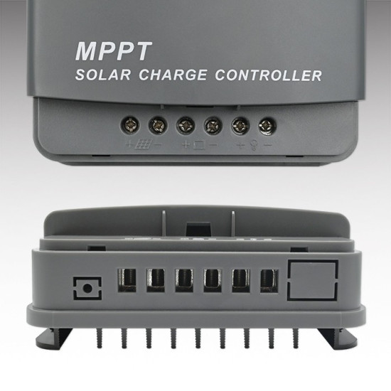Solarny regulator ładowania MPPT z czujnikiem temperatury  20A | 12V / 24V | LCD | 2 x USB 