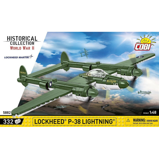 Klocki Lockheed P-38 Lightning 332 klocki