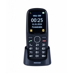 Telefon komórkowy dla seniorów Mescomp MT-166 Edgar Elegant 4GB Telefon komórkowy dla seniorów Mescomp MT-166 Edgar Elegant 4GB