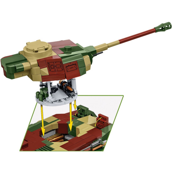 Klocki WWII PZKPFW IV AUSF.G 1107 klocków