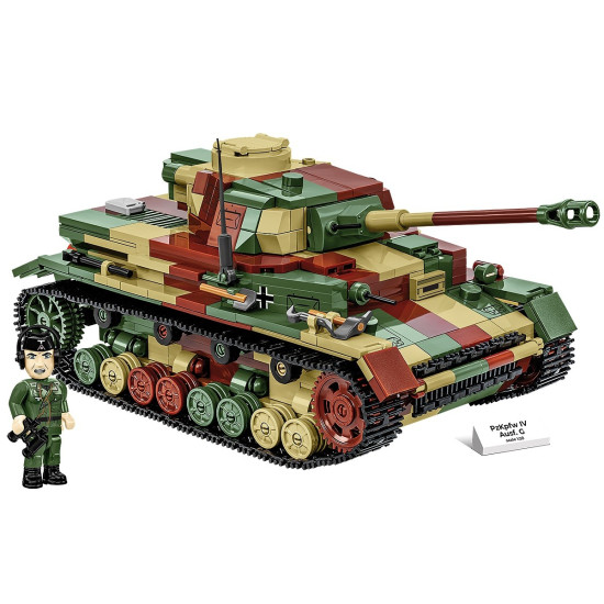 Klocki WWII PZKPFW IV AUSF.G 1107 klocków