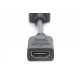 Kabel adapter Displayport z zatrzaskiem 1080p 60Hz FHD Typ DP/HDMI A M/Ż czarny 0,15m