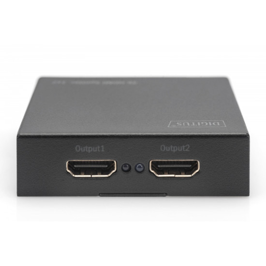 Rozdzielacz/Splitter HDMI 2-portowy, 4K 30Hz UHD 3D, HDCP 1.3, audio