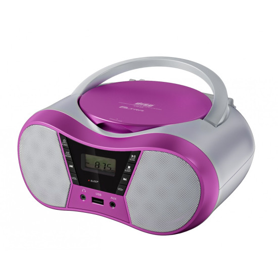 Radioodtwarzacz CD LILA2 USB/BT różowy 