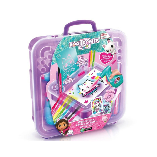 Zestaw Koci Domek Gabi Walizeczka kociej artystki