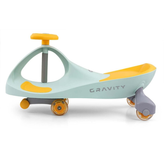 Jeździk grawitacyjny Gravity limonkowo-żółty