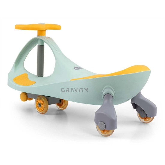 Jeździk grawitacyjny Gravity limonkowo-żółty