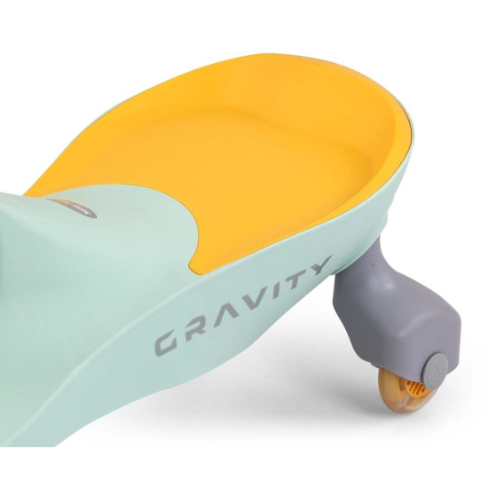 Jeździk grawitacyjny Gravity limonkowo-żółty