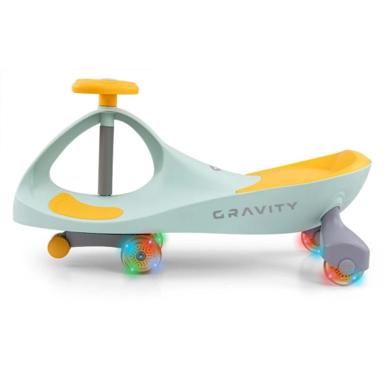 Jeździk grawitacyjny Gravity limonkowo-żółty