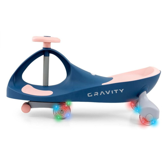 Jeździk grawitacyjny Gravity granatowo-różowy