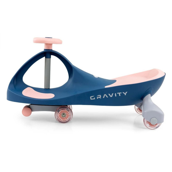 Jeździk grawitacyjny Gravity granatowo-różowy