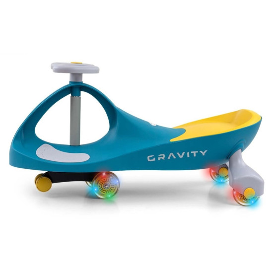 Jeździk grawitacyjny Gravity zielono-żółty