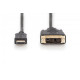 Kabel adapter HDMI Standard 1080p 60Hz FHD Typ HDMI A/DVI-D (18+1) M/M czarny 2m