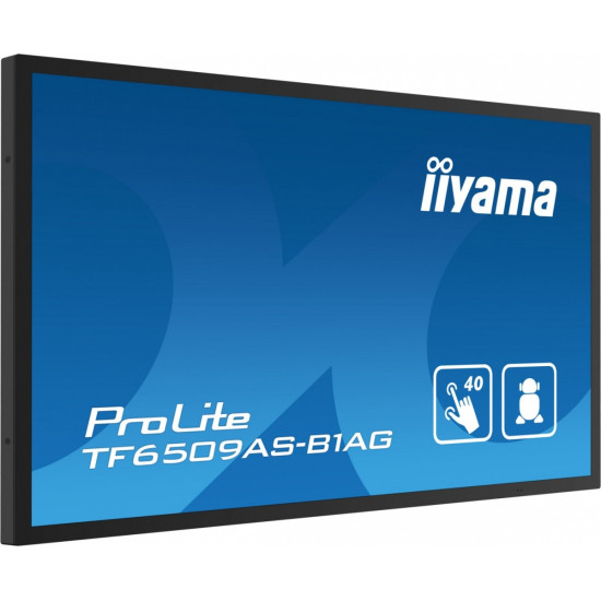 Monitor 65 cali TF6539AS-B1AG,IPS,4K,HDMIx2,DP,RJ45,3xUSB,2x10W,      ANDROID,24/7,IP65 
