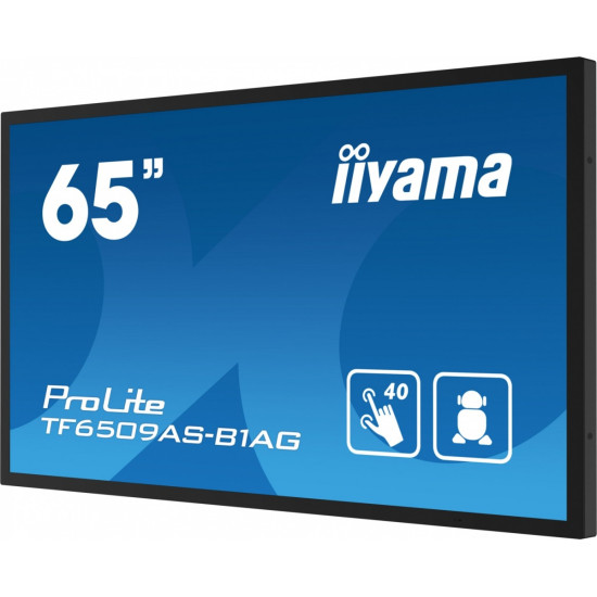 Monitor 65 cali TF6539AS-B1AG,IPS,4K,HDMIx2,DP,RJ45,3xUSB,2x10W,      ANDROID,24/7,IP65 