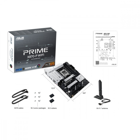 Płyta główna PRIME X870-P WIFI AM5 4 DDR5 HDMI/USB-C 