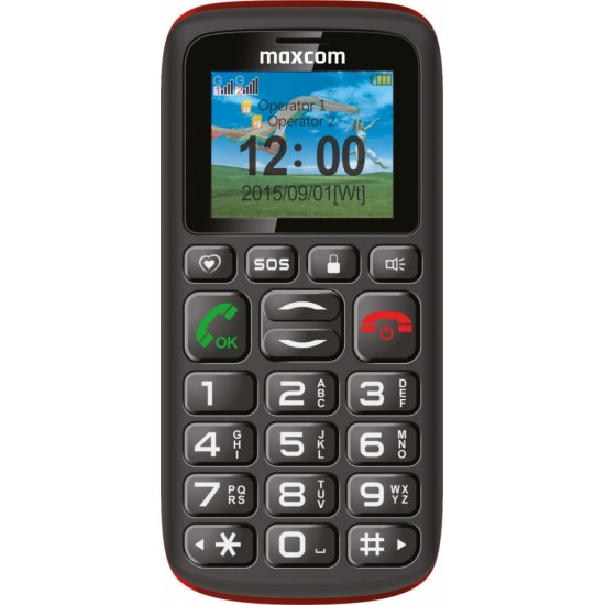 Telefon MM428L BB POLIPHONE/duże przyciski